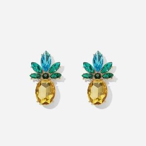 Pineapple Gem Earrings